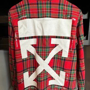Off-White Long Sleeve Flannel